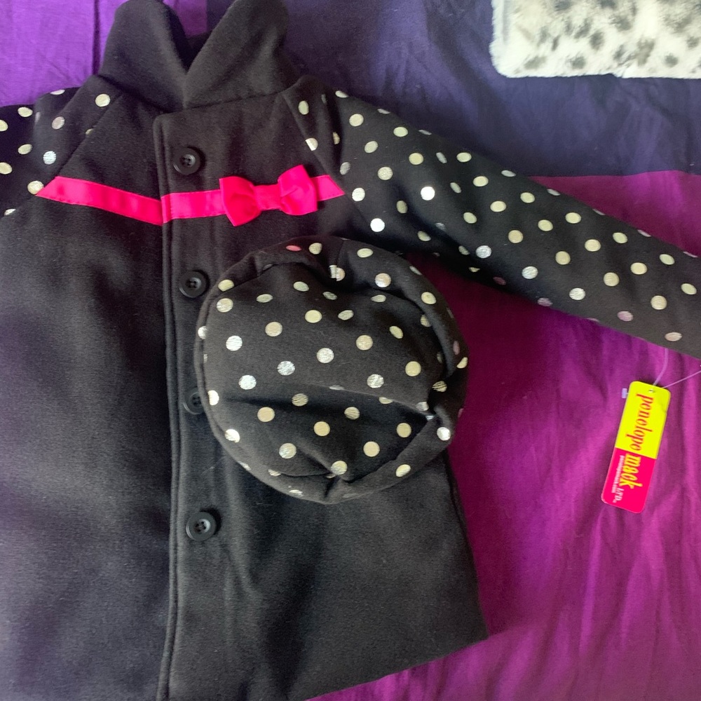 Girls coat with hat